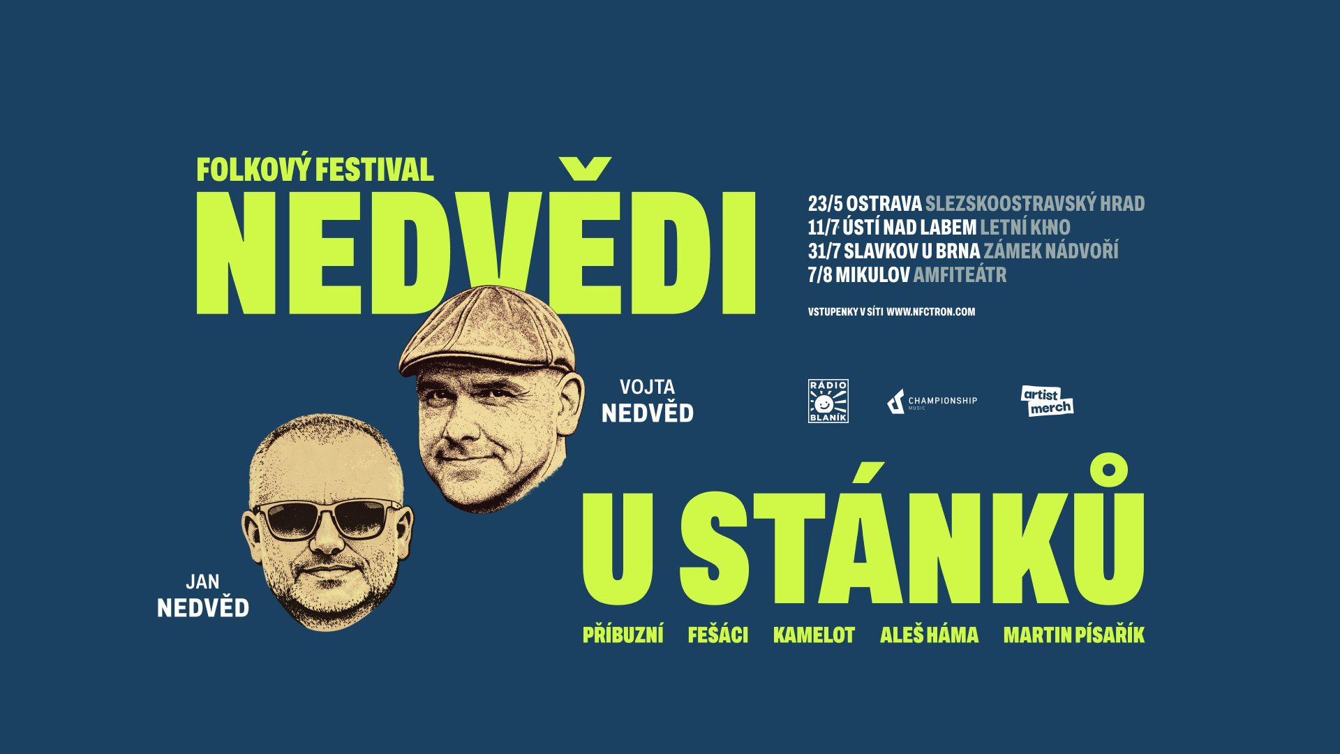Festival Nedvědi u stánků 2026